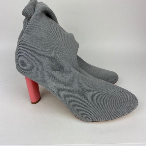 Cape Robbin Shoes Cape Robbin Dneuce Sock Boot Gray Pink Cape Robbin Shoes Cape Robbin Dneuce Sock Boot Gray Pink